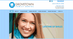Desktop Screenshot of grovetowndental.com